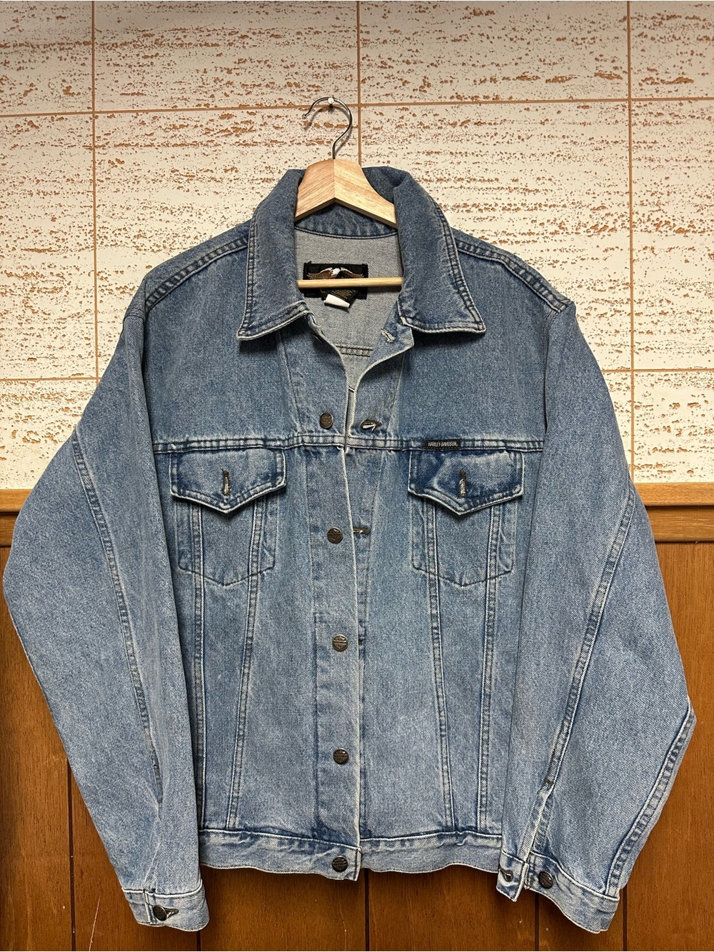 Vintage Harley-Davidson denim jacket